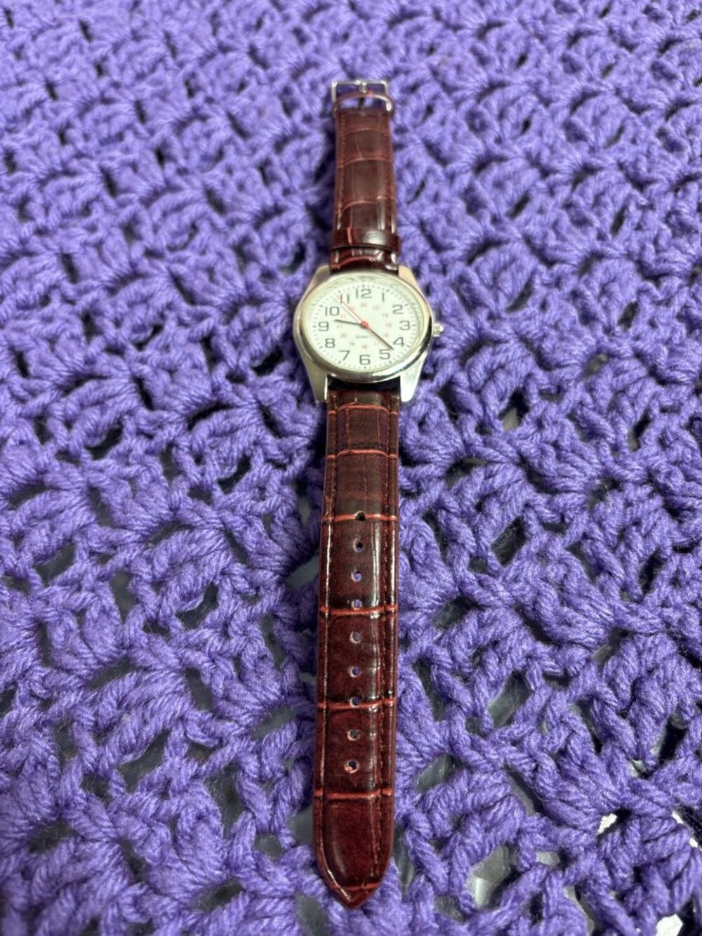 Imitation Leather Watch Untested